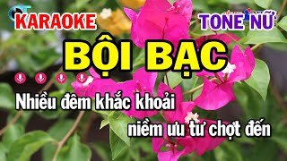 Karaoke Bội Bạc Tone Nữ  Fm  Nhạc Sống Beat Mới  Karaoke Siêu Thị [upl. by Fee21]