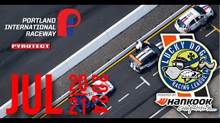 Lucky Dog Racing League  Portland International Raceway 2024 [upl. by Avilla792]