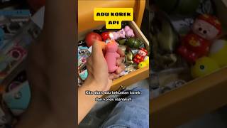 Adu korek api memecahkan balon berisi air shorts creative korekapi [upl. by Earazed]