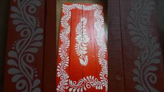 Pujor piri designkali Puja special piri design shorts videoBengali [upl. by Sheffy]