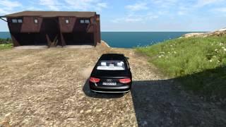 BeamNG mod  Audi A8 crash test [upl. by Eidnam717]