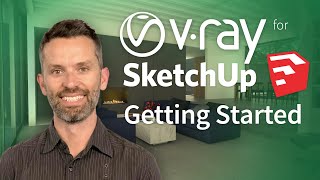 Vray for SketchUp — Getting Started How to Create Your First Photorealistic Rendering [upl. by Arihay]