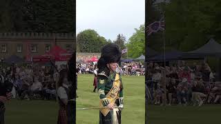 Scotland the Brave by the Massed Bands on the march during 2022 Gordon Castle Highland Games shorts [upl. by Nnylatsirk553]