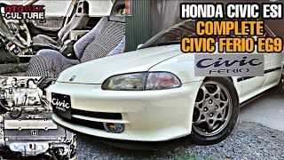 Honda Civic ESI Complete Civic FERIO EG9 Modified  OtoCulture [upl. by Oivlis415]