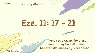 Toriteny Alahady Eze 11 17  21 [upl. by Iover]