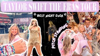 I WENT TO THE ERAS TOUR  FRONT ROW 😱  Wembley June 24  VIP pitch standing best night ever [upl. by Sillig609]