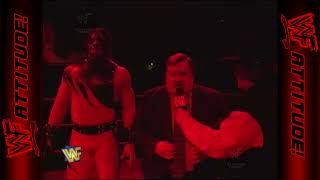 Jim Ross interviews Paul Bearer amp Kane  WWF RAW 1997 [upl. by Ahsauqram600]