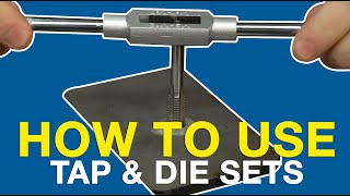 Repairing Stripped Nuts and Bolts How To Use Tap and Die Sets  Eastwood [upl. by Asemaj92]