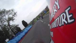 Armoy Road Races 2011 Onboard Gary Miller 117 Snr Support [upl. by Lennod]