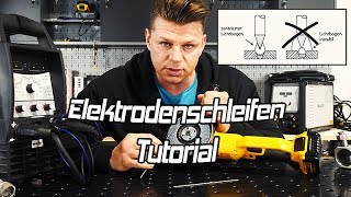 Wolframelektrodenschleifen Tutorial für Anfänger [upl. by Tonneson]