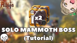 Solo mammoth boss Tips to Defeat Old White 🦣  Albion Online [upl. by Jeremie]