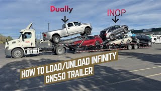 Loading a Infinity trailer GN550 Trailer [upl. by Naiva597]