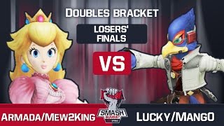 ArmadaMew2King vs LuckyMango  Melee Doubles Losers Finals  Smash Summit Spring 2017 [upl. by Lizzie]