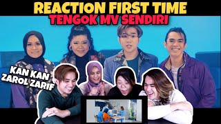 REACTION FIRST TIME CIKIDOT TENGOK VIDEO MV KAN KAN ZAROL ZARIF EXCITEDNYA [upl. by Socrates]