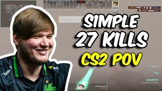 s1mple 2714 wdupreehampSnappi vs FACEIT Ranked Mirage Nov 06 2024  CS2 POV [upl. by Crosse629]