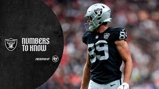 All the Numbers to Know RaidersBengals Week 9  Raiders  NFL [upl. by Bullock]