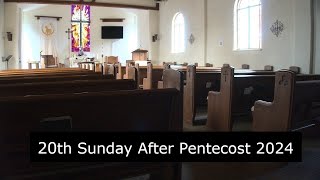 20th Sunday After Pentecost 2024  ULC Livestream [upl. by Fronia499]