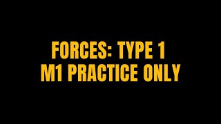 M1 FORCES PRACTICE ONLY MARATHON A LEVELS 9709 [upl. by Anerdna135]