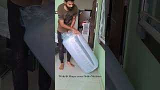 Wakefit Shape sense Ortho mattress 5 inch size mattress wakefit unboxing review orthomattress [upl. by Janey]