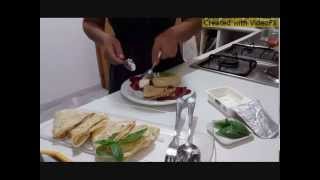 Le crepes con formaggio spalmabile e salmone affumicato [upl. by Notslah]