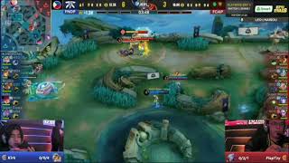 GAME 1 FINAL UPPER BRACKET FNATIC ONIC VS FALCON AP BREN  MLBB MPL PH [upl. by Enylodnewg]