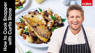 How to Cook Snapper  Cook with Curtis Stone  Coles [upl. by Assyral]