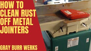 How To Clean Rust Off Metal Jointers [upl. by Hilleary]