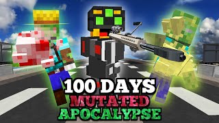 I Spent 100 Days in DECEASED CRAFT Modded Minecraft [upl. by Gaw]