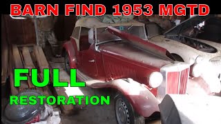 Complete Transformation 1953 MG from start to finish and then we ride [upl. by Nnaegroeg]