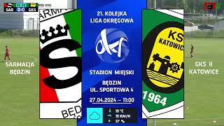 Zina Liga Okręgowa Sarmacja Będzin 03 01 GKS II Katowice [upl. by Corbett]