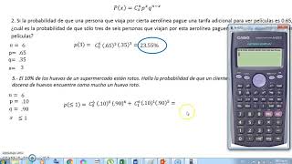 Probabilidad binomial [upl. by Woodman]