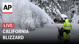 LIVE Snow storm hits Tahoe City California [upl. by Naldo]