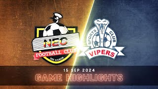 EXTENDED HIGHLIGHTS  NEC FC 31 Vipers SC  StarTimes UPL MD1 2425 [upl. by Drooff]