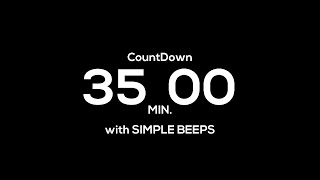 35 Minute Countdown Timer Challenge  Can You Beat The Clock [upl. by Aldwon]