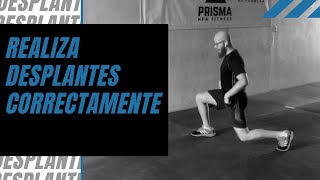 COMO HACER LOS DESPLANTES CORRECTAMENTE  Corrige tu tecnica en 5 Minutos  HFA FITNESS [upl. by Eupheemia]