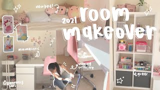 Room Makeover 🌱🧸🍡ikea vlog  haul new furniture [upl. by Elagibba950]