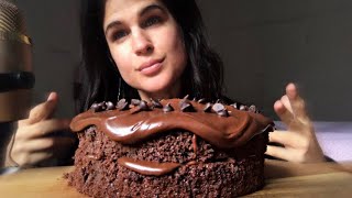 ASMR  CHOCOLATE CAKE  EATING SOUNDS  MUKBANG [upl. by Walcott418]