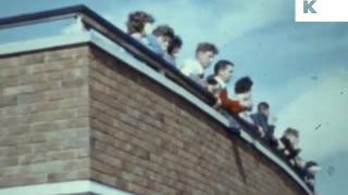 1960s London Airport Heathrow Plane Spotting 8mm Home Movies [upl. by Freida396]