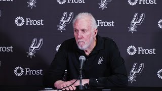 202324 San Antonio Spurs Season  Gregg Popovich PostGame Interview 11242023 [upl. by Skipp934]