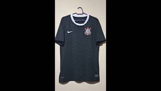 2012 2 M FEM Camisa Corinthians Libertadores Preta [upl. by Derek1]