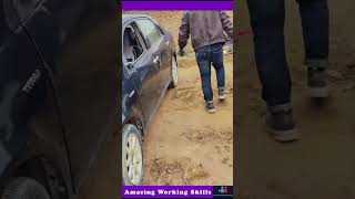 The Process Of Puncturing A Car Tire [upl. by Guss]