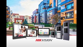 Videophone IP Hikvision 2 Moniteur et 2 Platine Maroc [upl. by Atrebor]