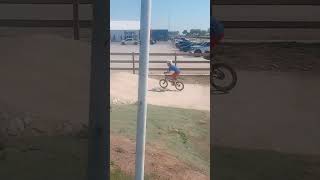 10yr old Bmxer flying at the new trailhead bmxkids bmx fasthouse punkrock bmxpark fitbmx [upl. by Harry245]