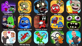 Plants Vs Zombies 2Stupid Zombies 2Roller Ball XTom Gold RunHit Master 3DHill Climb RacingBowM [upl. by Maxima]