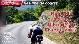 BikingMan FRANCE 2023  Résumé du jour 1 [upl. by Jareb]