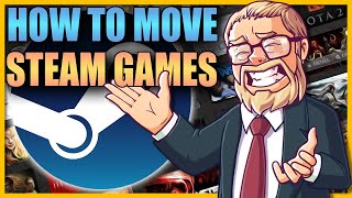 How to Move Steam Games amp Libraries 2024 [upl. by Ytiak]