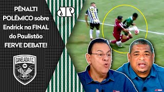 Afinal FOI PÊNALTI pro Palmeiras ou NÃO Vampeta e Flavio Prado DIVERGEM após FINAL contra Santos [upl. by Nalda]