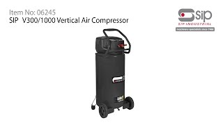 SIP Industrial Products  V300100 Direct Drive Air Compressor [upl. by Orelle]