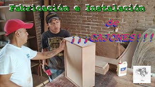 ¿Cómo fabricar e instalar cajones de MDF quotInstall MDF drawersquot🤔  Aries WoodWorking 🔨♈ [upl. by Goober]