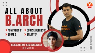 All About B Architecture 🏛️ With Gold Medalist Ar Ramalakshmi 🥇Course Details Exam Scope Salary [upl. by Islehc]